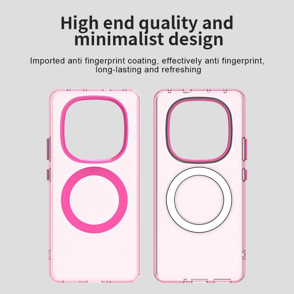 MagSafe-Hülle für Xiaomi Poco X7 / Redmi Note 14 Pro 5G, Techsuit, CandyCase, Rosa