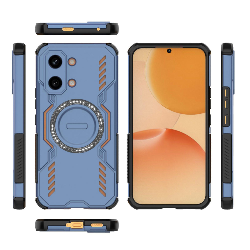 MagSafe-Hülle für Xiaomi Poco X8 Pro Max, Techsuit, ArmorMag, Blau