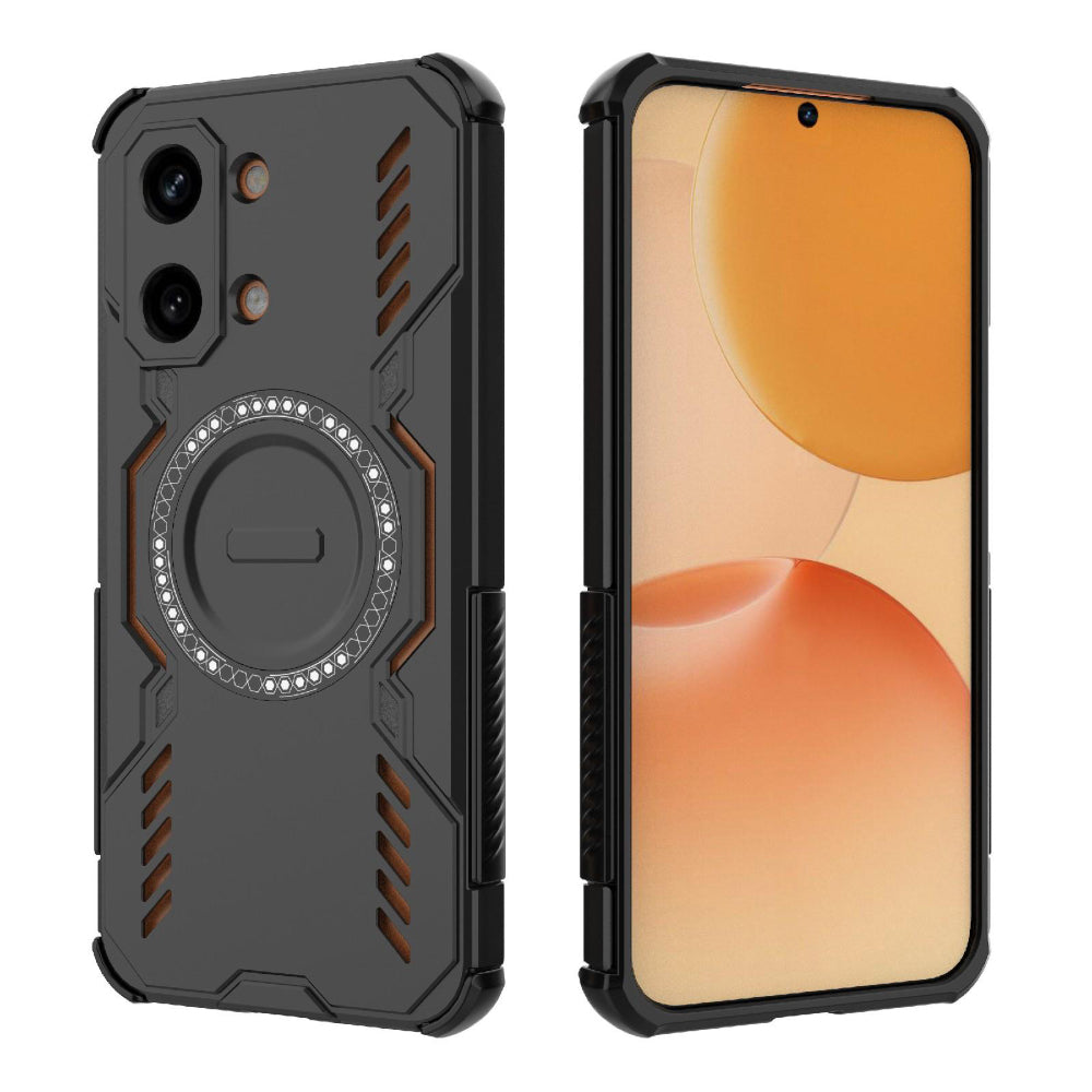 MagSafe-Hülle für Xiaomi Poco X8 Pro Max, Techsuit, ArmorMag, Schwarz