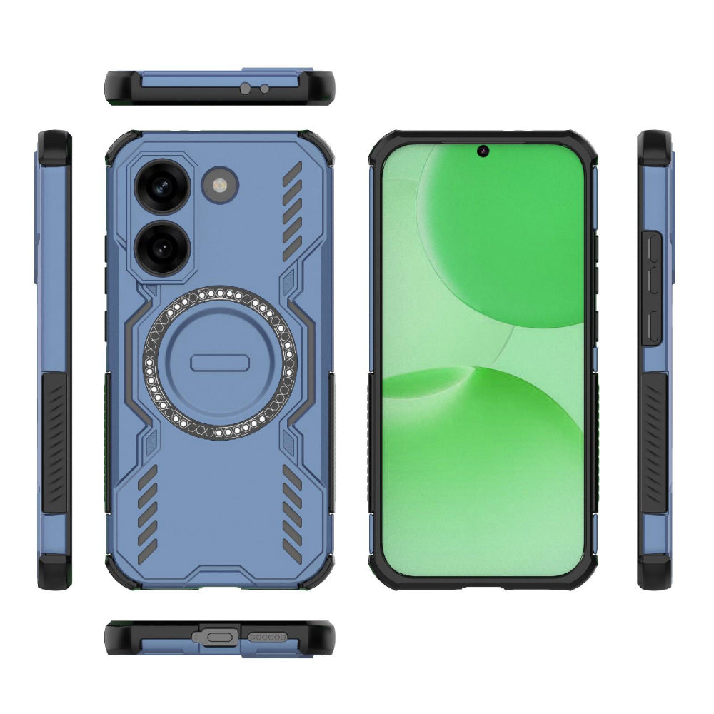 MagSafe-Hülle für Xiaomi Poco X8 Pro, Techsuit, ArmorMag, Blau