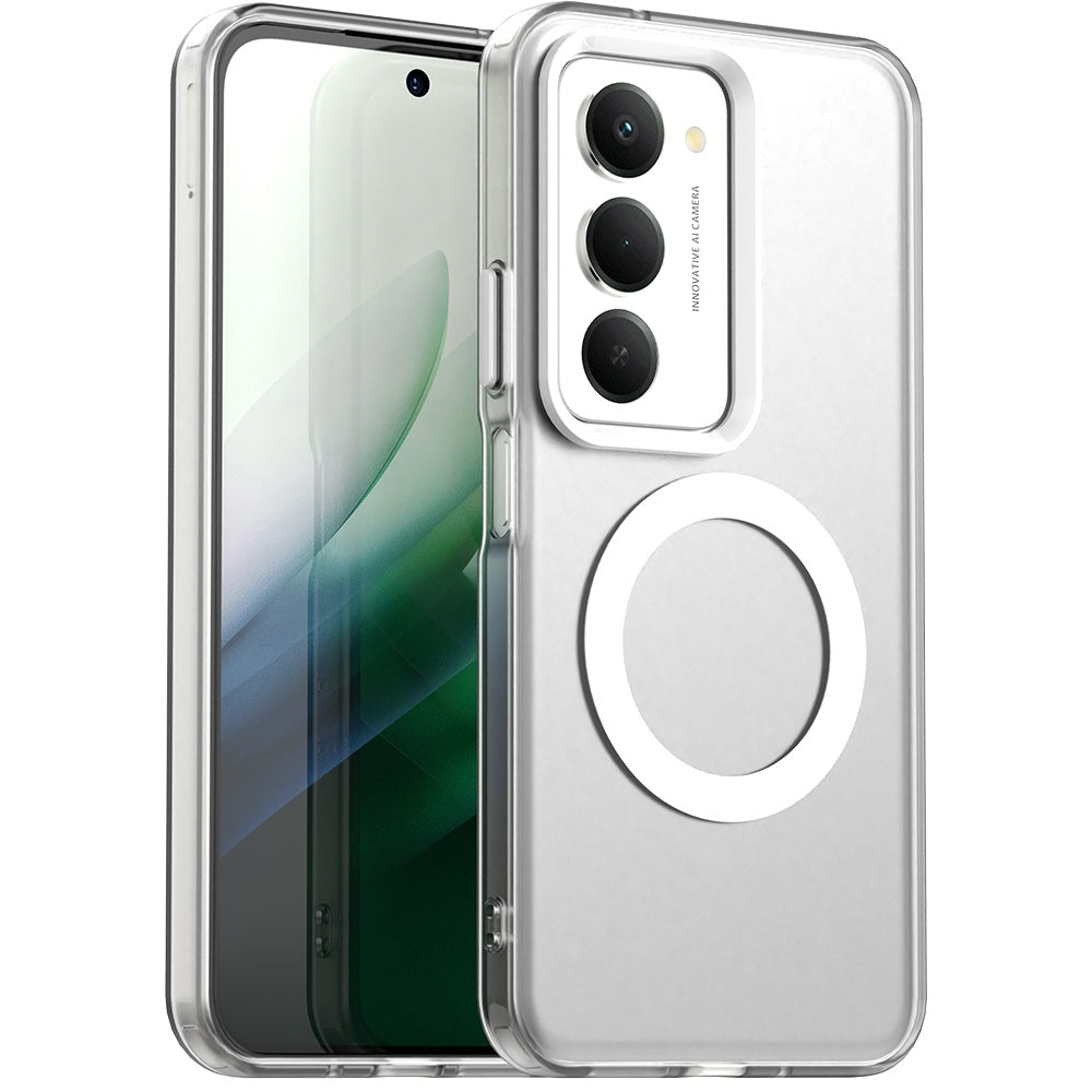 MagSafe Hülle für Xiaomi Redmi 15 5G / 15 4G, Techsuit, CandyCase, Weiß