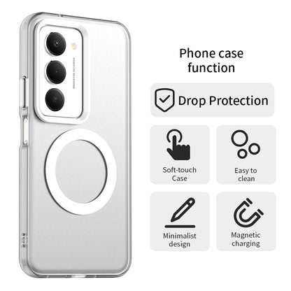 MagSafe Hülle für Xiaomi Redmi 15 5G / 15 4G, Techsuit, CandyCase, Weiß