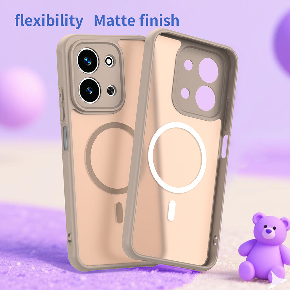 MagSafe Hülle für Xiaomi Redmi 15C 5G / 15C 4G, Techsuit, HaloFrost II, Gold