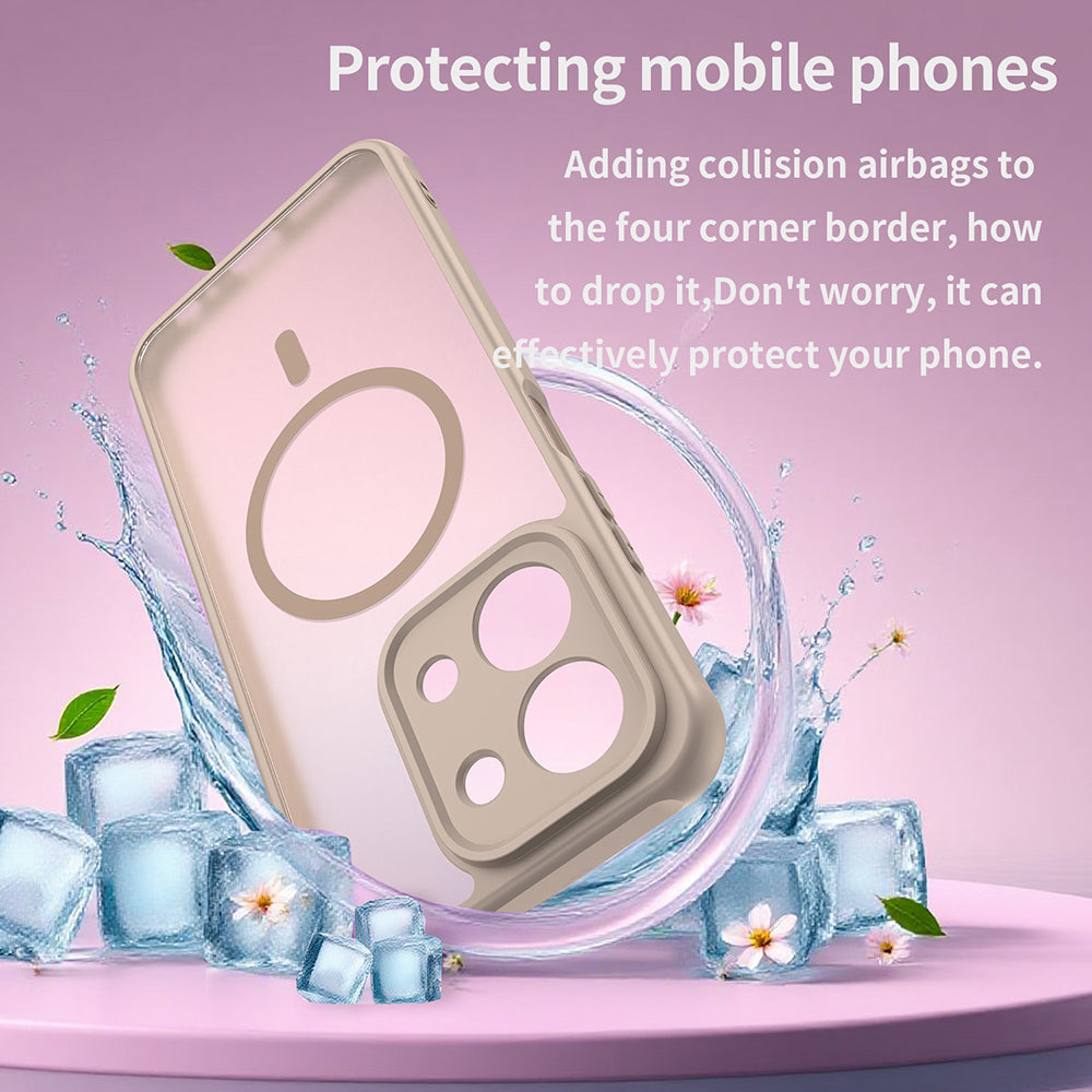 MagSafe Hülle für Xiaomi Redmi 15C 5G / 15C 4G, Techsuit, HaloFrost II, Gold