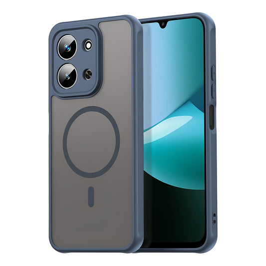 MagSafe Hülle für Xiaomi Redmi 15C 5G / 15C 4G, Techsuit, HaloFrost II, Marineblau