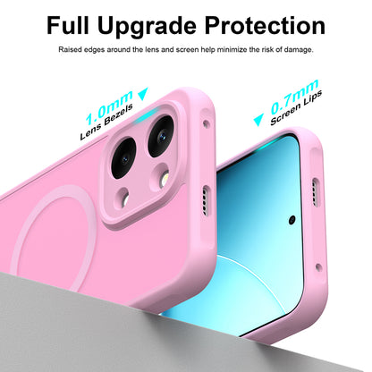 MagSafe-Hülle für Xiaomi Redmi 17 5G / 17 4G, Techsuit, HaloFrost II, Rosa