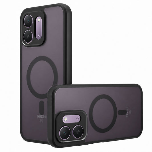 MagSafe Case for Xiaomi Redmi 17C 5G, Techsuit, PureFrost, Satin Black