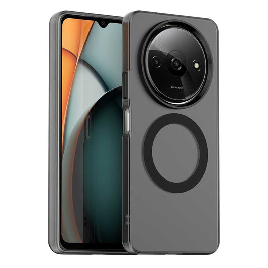 MagSafe-Hülle für Xiaomi Redmi A3x / A3, Techsuit, CandyCase, Schwarz