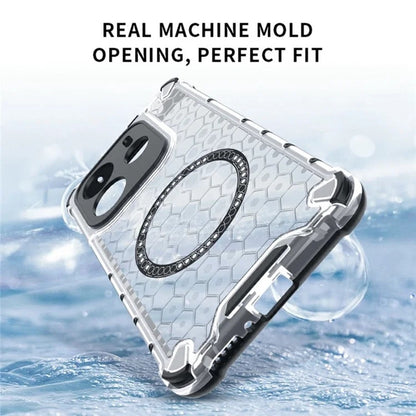 MagSafe-Hülle für Xiaomi Redmi Note 14 5G, Techsuit, HoneyComb Shield, Weiß