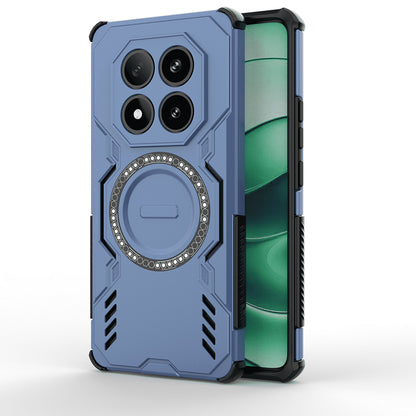 MagSafe-Hülle für Xiaomi Redmi Note 14 Pro 4G, Techsuit, ArmorMag, Blau