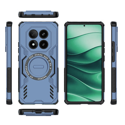 MagSafe-Hülle für Xiaomi Redmi Note 14 Pro 4G, Techsuit, ArmorMag, Blau