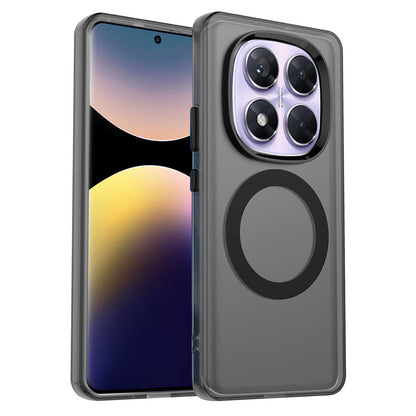 MagSafe-Hülle für Xiaomi Redmi Note 14 Pro 4G, Techsuit, CandyCase, Schwarz
