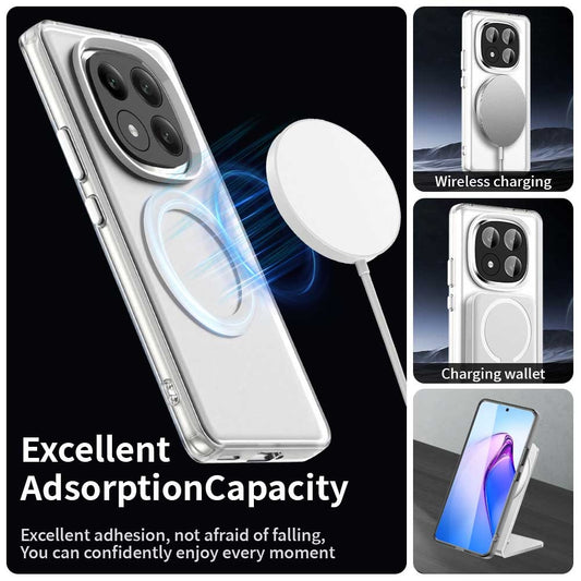 MagSafe-Hülle für Xiaomi Redmi Note 14 Pro+ 5G, Techsuit, CandyCase, Weiß