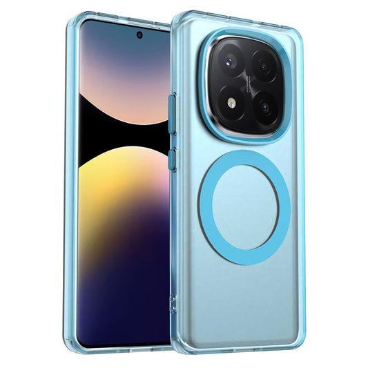 MagSafe-Hülle für Xiaomi Redmi Note 14 Pro+ 5G, Techsuit, CandyCase, Blau