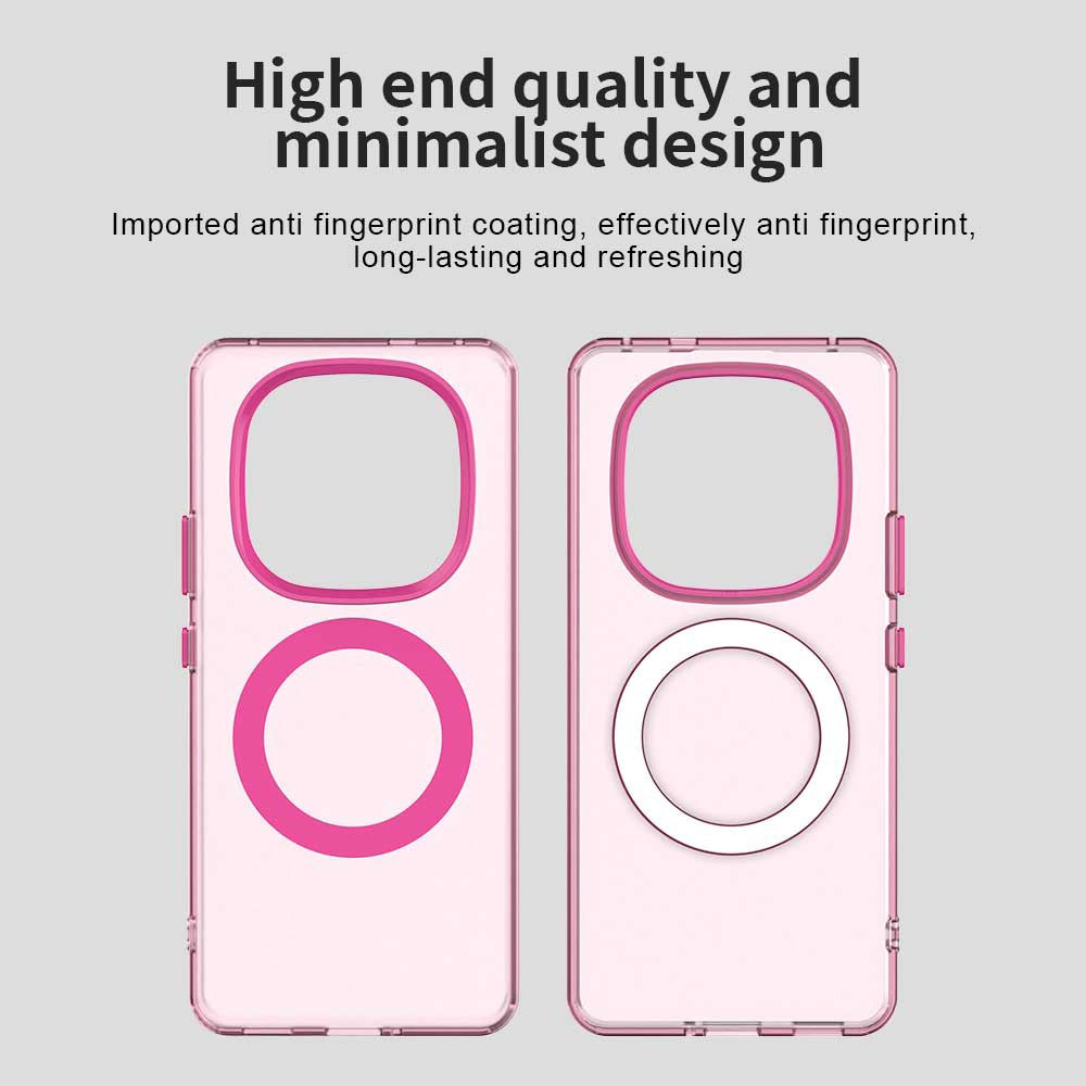 MagSafe-Hülle für Xiaomi Redmi Note 14 Pro+ 5G, Techsuit, CandyCase, Rosa