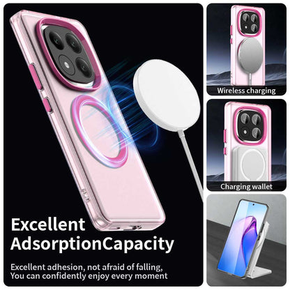MagSafe-Hülle für Xiaomi Redmi Note 14 Pro+ 5G, Techsuit, CandyCase, Rosa