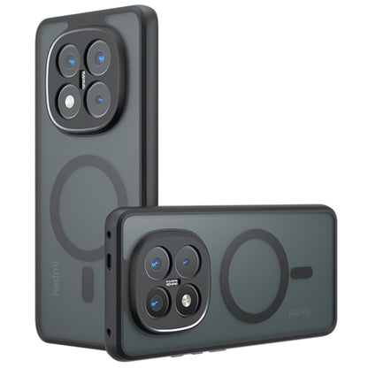 MagSafe-Hülle für Xiaomi Redmi Note 14 Pro+ 5G, Techsuit, PureFrost, Satin Schwarz