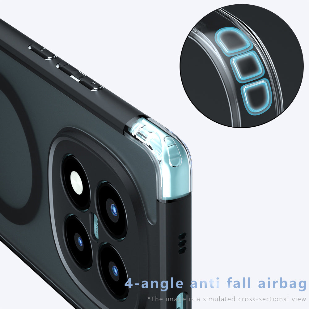 MagSafe Case for Xiaomi Redmi Note 15 Pro 4G, Techsuit, PureFrost, Satin Black