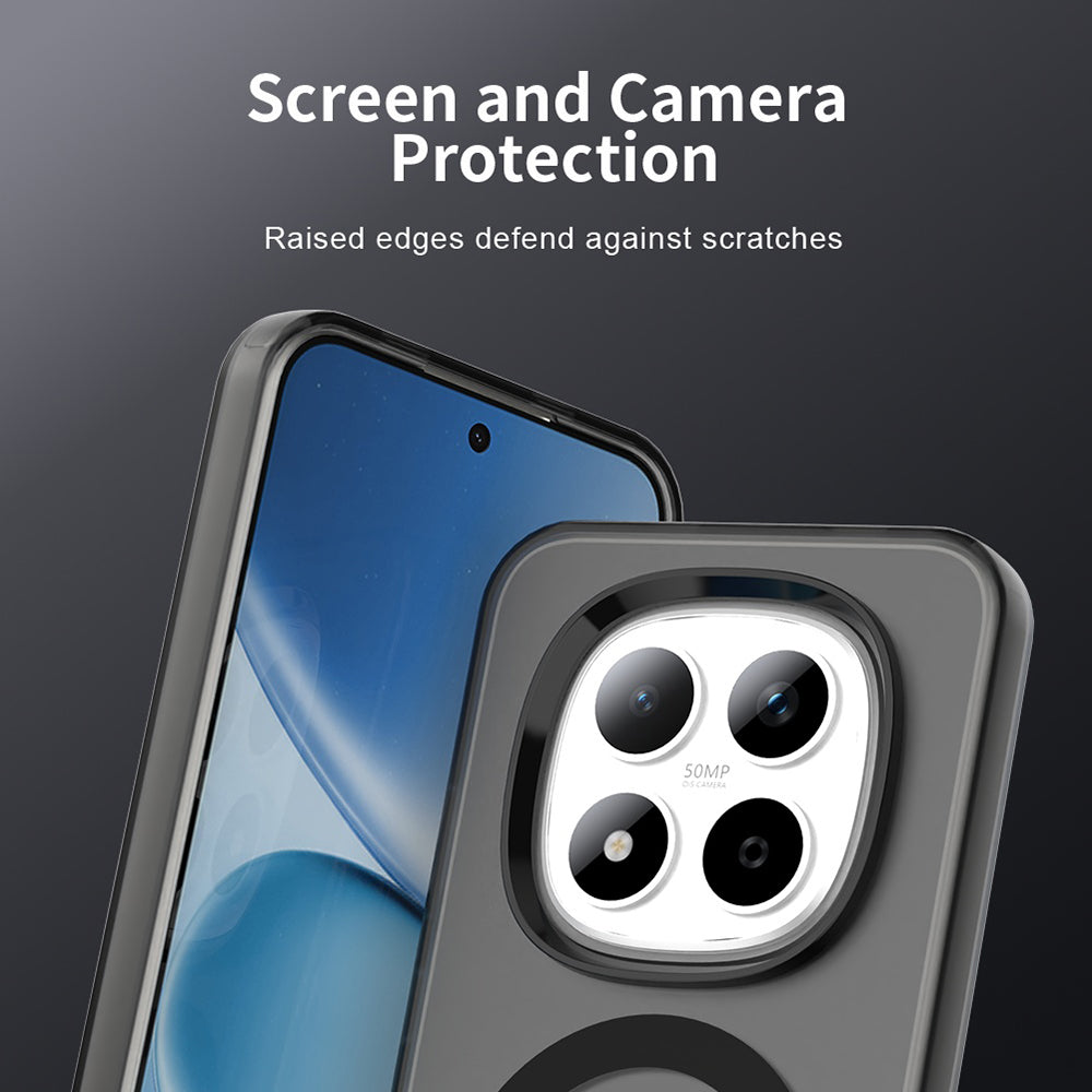 MagSafe Hülle für Xiaomi Redmi Note 15 Pro 5G, Techsuit, CandyCase, Schwarz