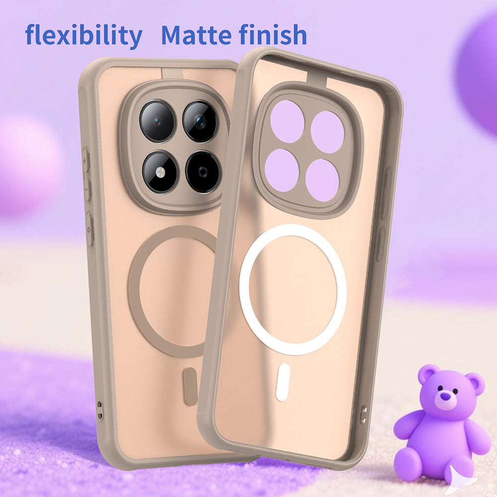 MagSafe Hülle für Xiaomi Redmi Note 15 Pro 5G, Techsuit, HaloFrost II, Gold