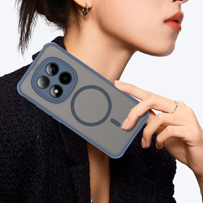 MagSafe Case for Xiaomi Redmi Note 15 Pro 5G, Techsuit, HaloFrost II, Navy Blue