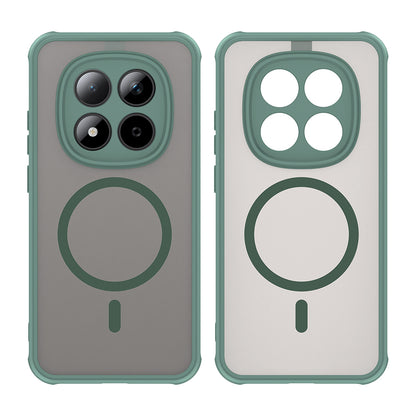 MagSafe Hülle für Xiaomi Redmi Note 15 Pro 5G, Techsuit, HaloFrost II, Grün