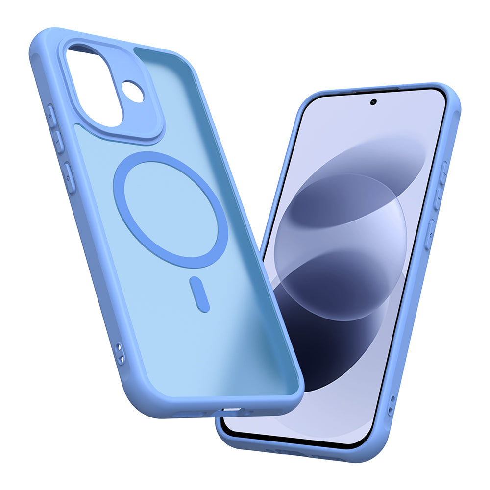 MagSafe-Hülle für Xiaomi Redmi Note 17 4G / Note 17 5G, Techsuit, HaloFrost II, Blau