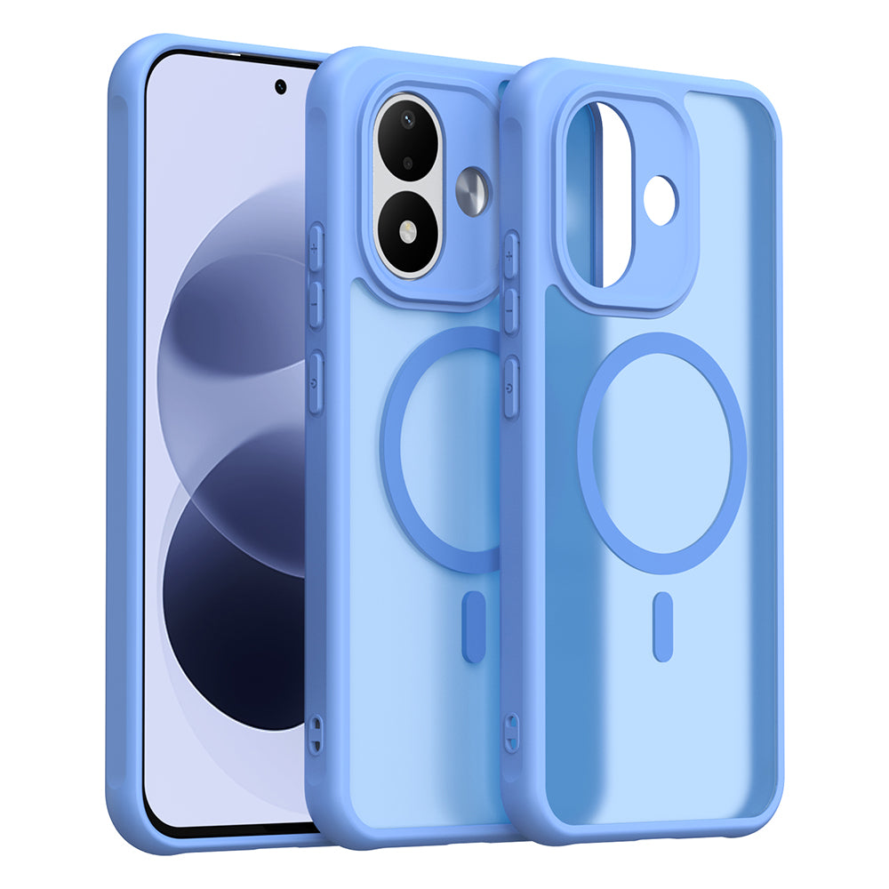 MagSafe-Hülle für Xiaomi Redmi Note 17 4G / Note 17 5G, Techsuit, HaloFrost II, Blau