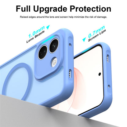 MagSafe-Hülle für Xiaomi Redmi Note 17 4G / Note 17 5G, Techsuit, HaloFrost II, Blau