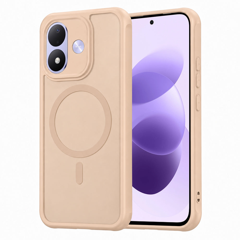 MagSafe-Hülle für Xiaomi Redmi Note 17 4G / Note 17 5G, Techsuit, HaloFrost II, Goldfarben