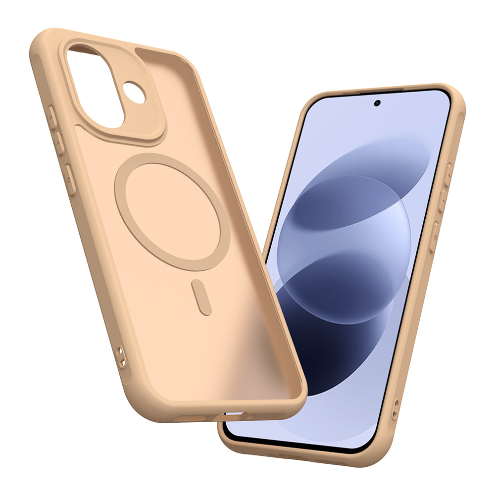 MagSafe-Hülle für Xiaomi Redmi Note 17 4G / Note 17 5G, Techsuit, HaloFrost II, Goldfarben