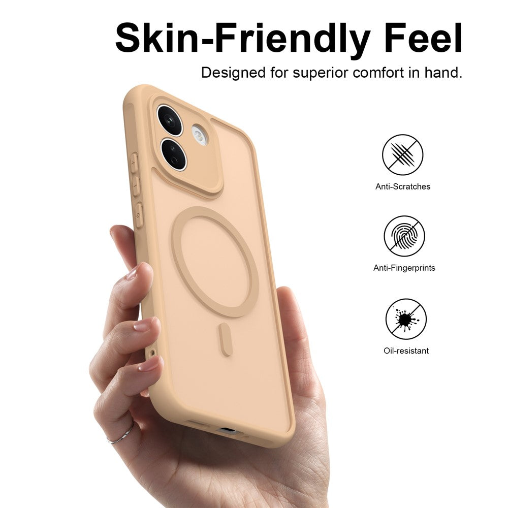 MagSafe-Hülle für Xiaomi Redmi Note 17 4G / Note 17 5G, Techsuit, HaloFrost II, Goldfarben