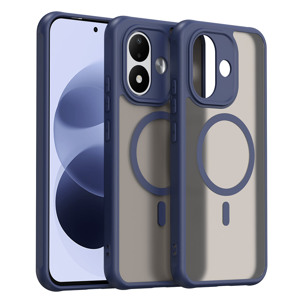MagSafe-Hülle für Xiaomi Redmi Note 17 4G / Note 17 5G, Techsuit, HaloFrost II, Marineblau