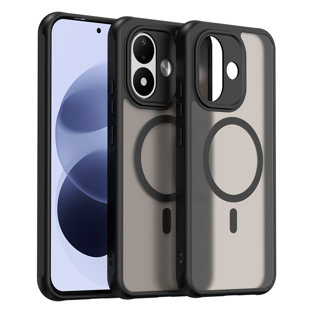 MagSafe-Hülle für Xiaomi Redmi Note 17 4G / Note 17 5G, Techsuit, HaloFrost II, Schwarz