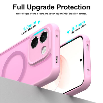 MagSafe-Hülle für Xiaomi Redmi Note 17 4G / Note 17 5G, Techsuit, HaloFrost II, Rosa