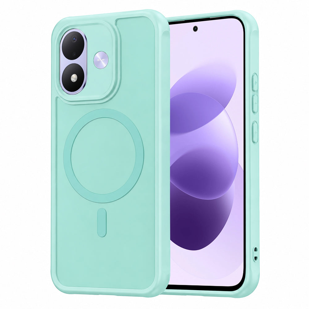 MagSafe-Hülle für Xiaomi Redmi Note 17 4G / Note 17 5G, Techsuit, HaloFrost II, Hellgrün