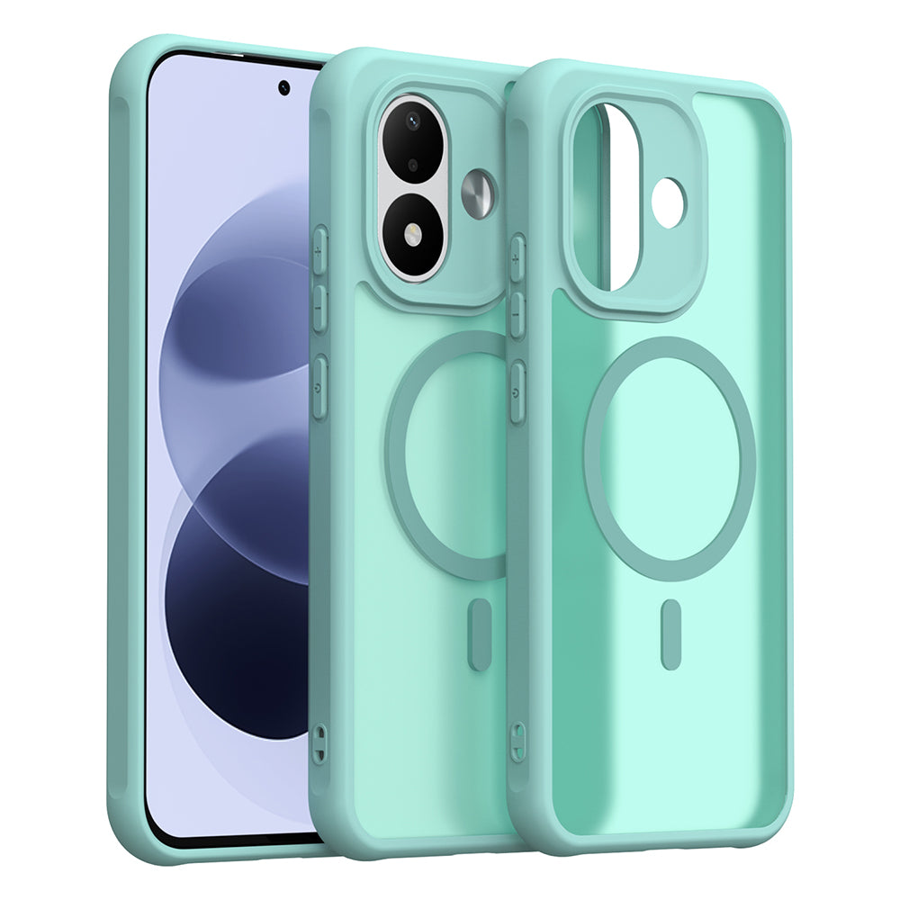 MagSafe-Hülle für Xiaomi Redmi Note 17 4G / Note 17 5G, Techsuit, HaloFrost II, Hellgrün