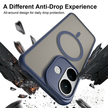 MagSafe Case for Xiaomi Redmi Note 17 Pro, Techsuit, HaloFrost II, Navy Blue