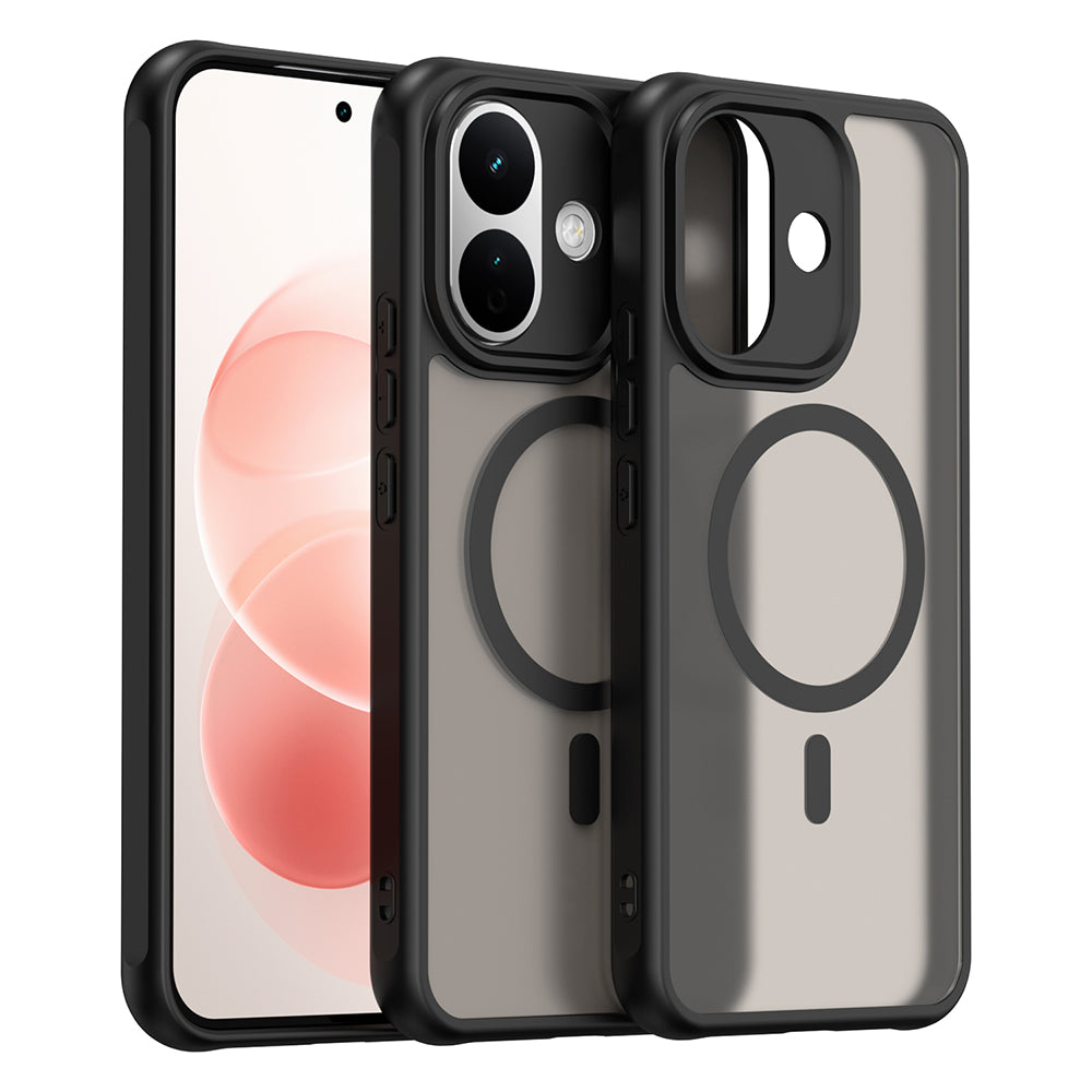 MagSafe-Hülle für Xiaomi Redmi Note 17 Pro, Techsuit, HaloFrost II, Schwarz
