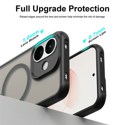 MagSafe-Hülle für Xiaomi Redmi Note 17 Pro, Techsuit, HaloFrost II, Schwarz