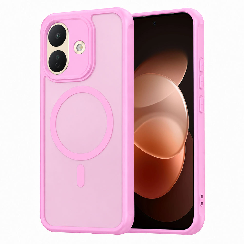 MagSafe-Hülle für Xiaomi Redmi Note 17 Pro, Techsuit, HaloFrost II, Rosa