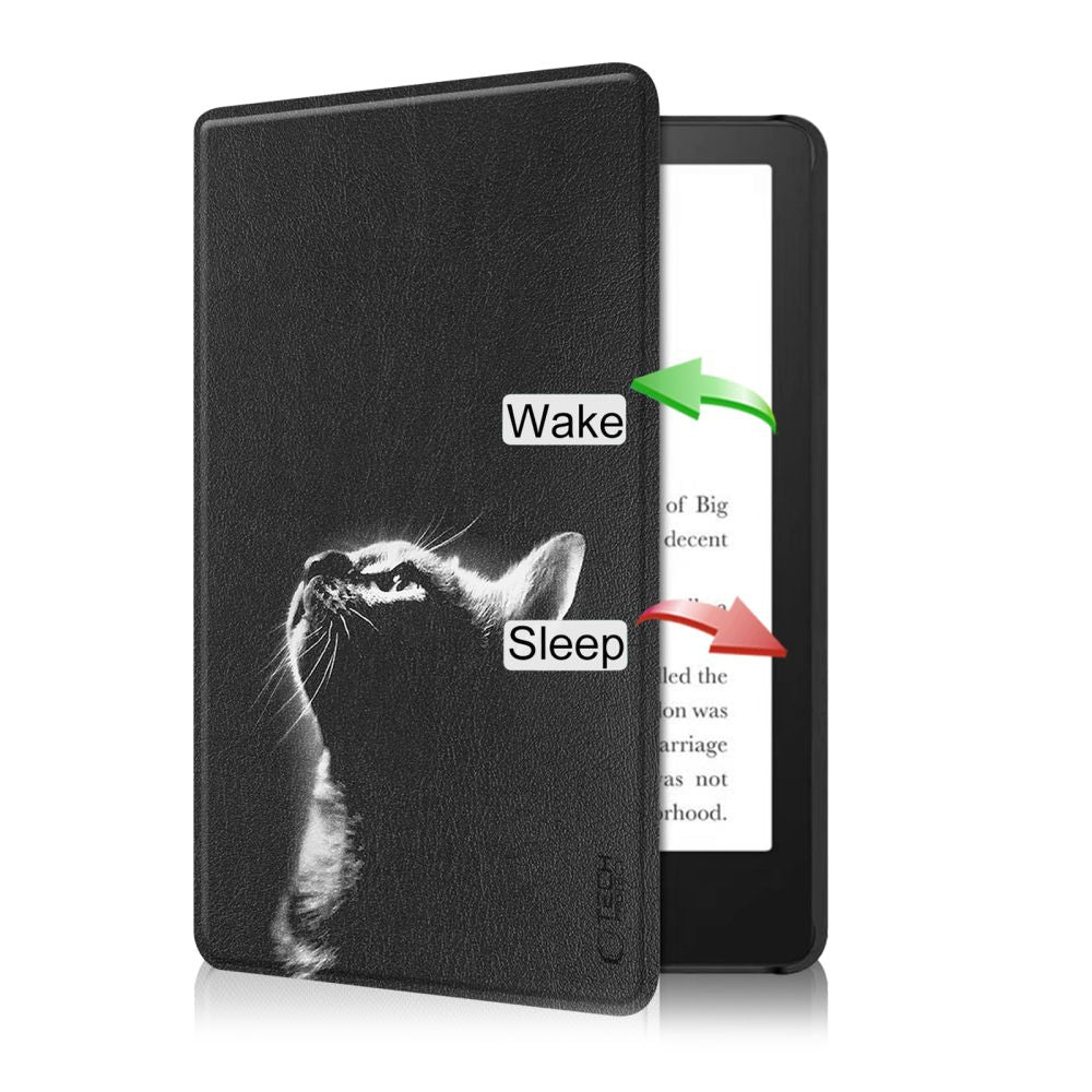 Tasche für Amazon Kindle Gen 11 (2024) / Kindle Gen 11 (2022), Tech-Protect, SmartCase, Grau 