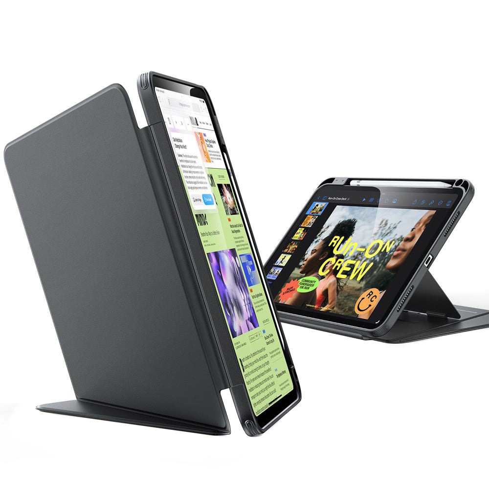 Hülle für Apple iPad Air 11 (2026) / iPad Air 11 (2025) / Air 11 (2024) / Air (2022) / Air (2020), ESR, Flip Hybrid, Schwarz