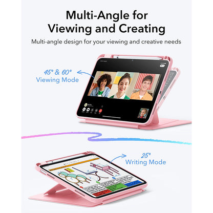 Hülle für Apple iPad (2025) / (2022), ESR, Flip Hybrid, Rosa