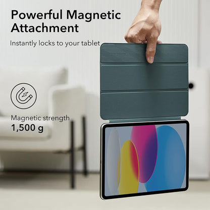 Hülle für Apple iPad (2025) / (2022), ESR, Rebound, Satin Grün