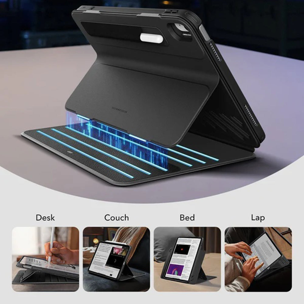 Hülle für Apple iPad (2025) / (2022), ESR, Shift, Schwarz