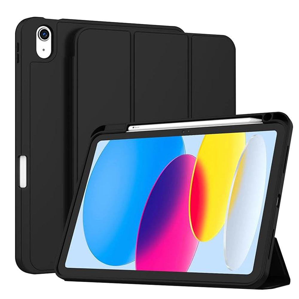 Case for Apple iPad (2025) / (2022), Techsuit, Flex Trifold, Black