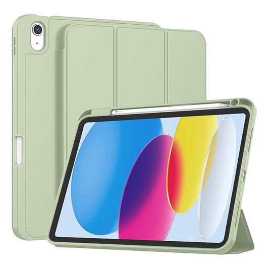 Hülle für Apple iPad (2025) / (2022), Techsuit, Flex Trifold, Matcha Grün