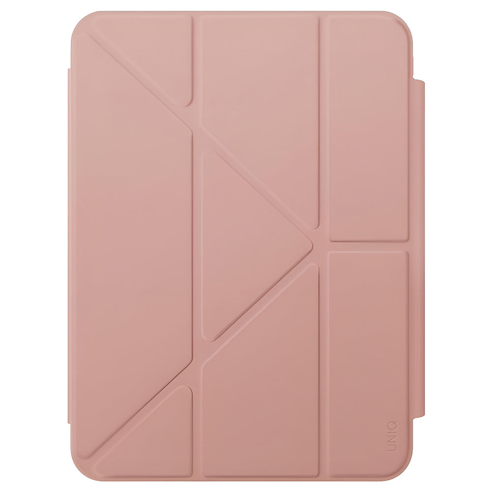 Hülle für Apple iPad (2025), UNIQ, Camden Click, Rosa