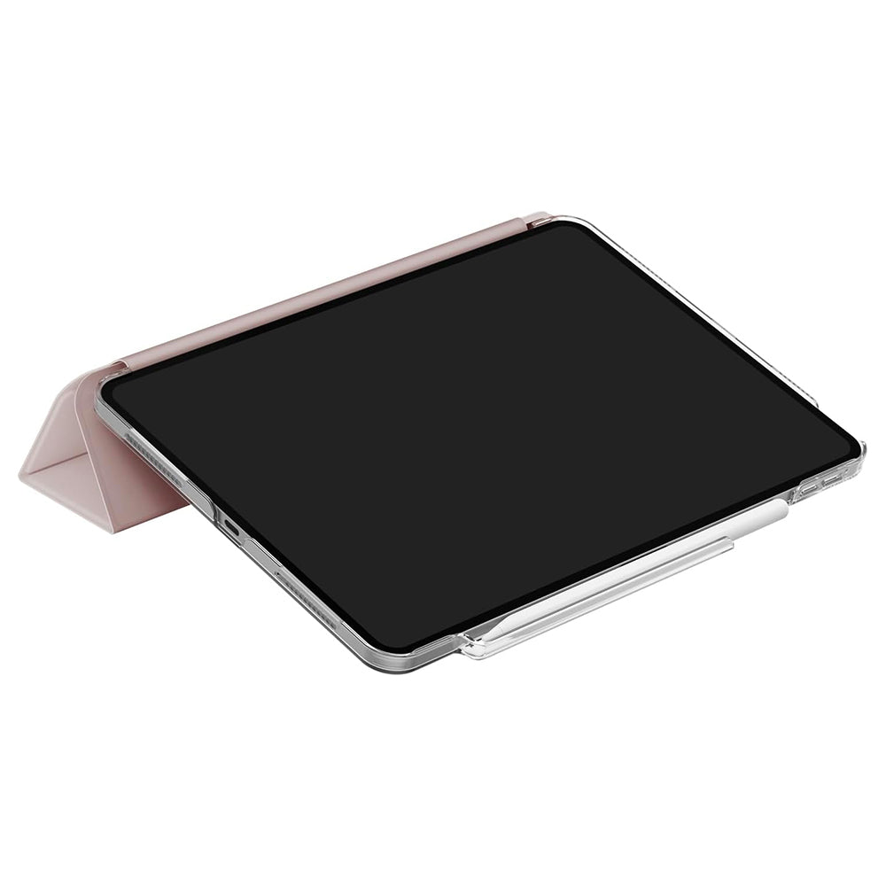 Hülle für Apple iPad (2025), UNIQ, Camden Click, Rosa